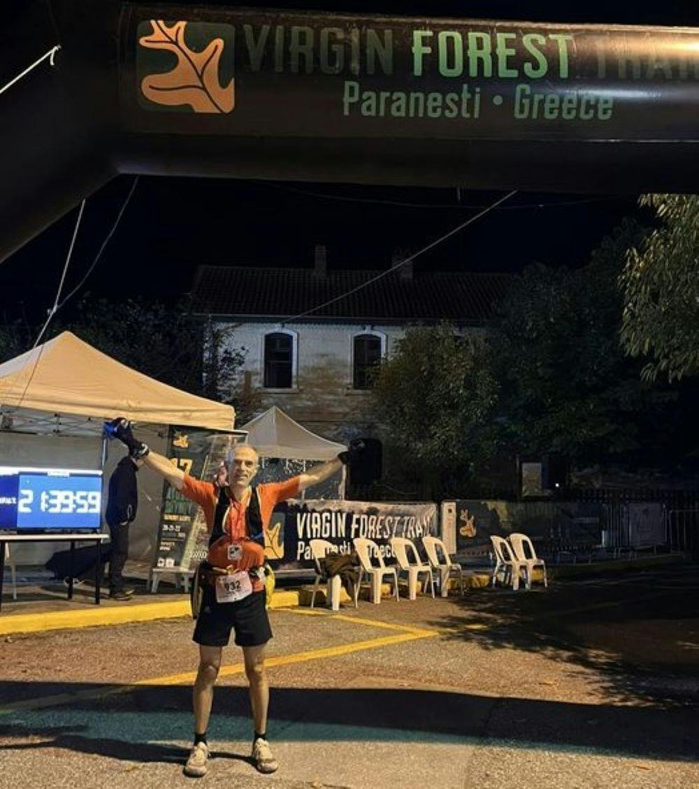 Νικητής με ρεκόρ διαδρομής ο Βαγγέλης Νούλας το Virgin Forest Ultra Trail runbeat.gr 